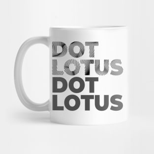 Dot Lotus Mesh Mug